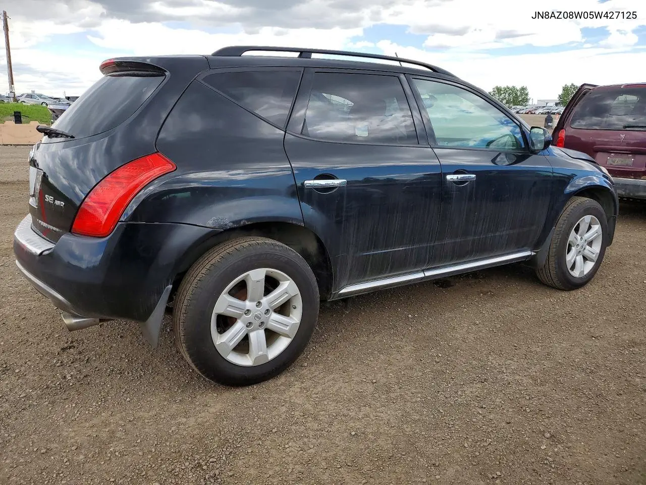 2005 Nissan Murano S VIN: JN8AZ08W05W427125 Lot: 56655366