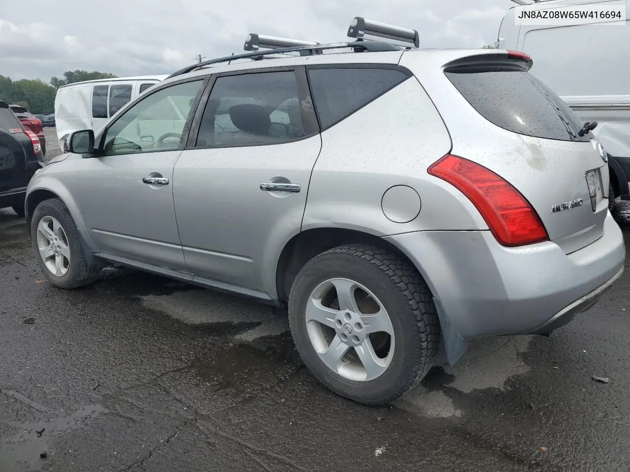 2005 Nissan Murano Sl VIN: JN8AZ08W65W416694 Lot: 84643945