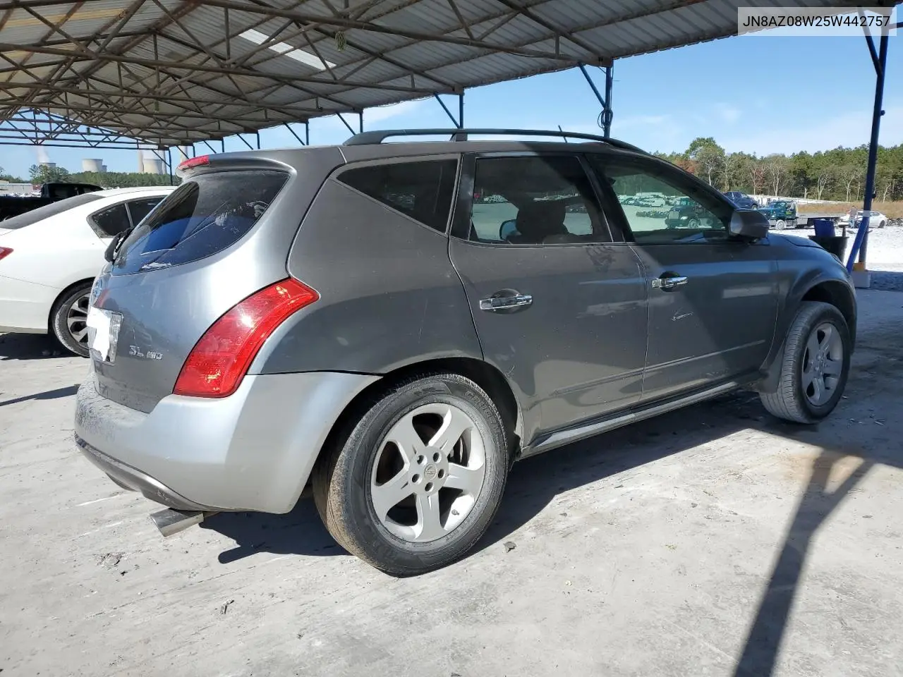 JN8AZ08W25W442757 2005 Nissan Murano Sl