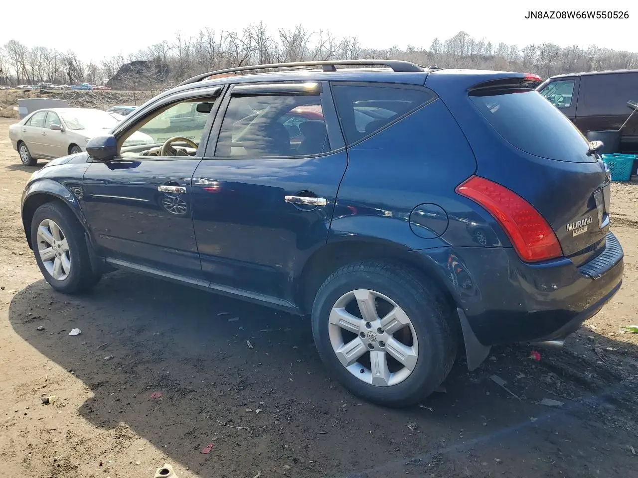 2006 Nissan Murano S VIN: JN8AZ08W66W550526 Lot: 47770256