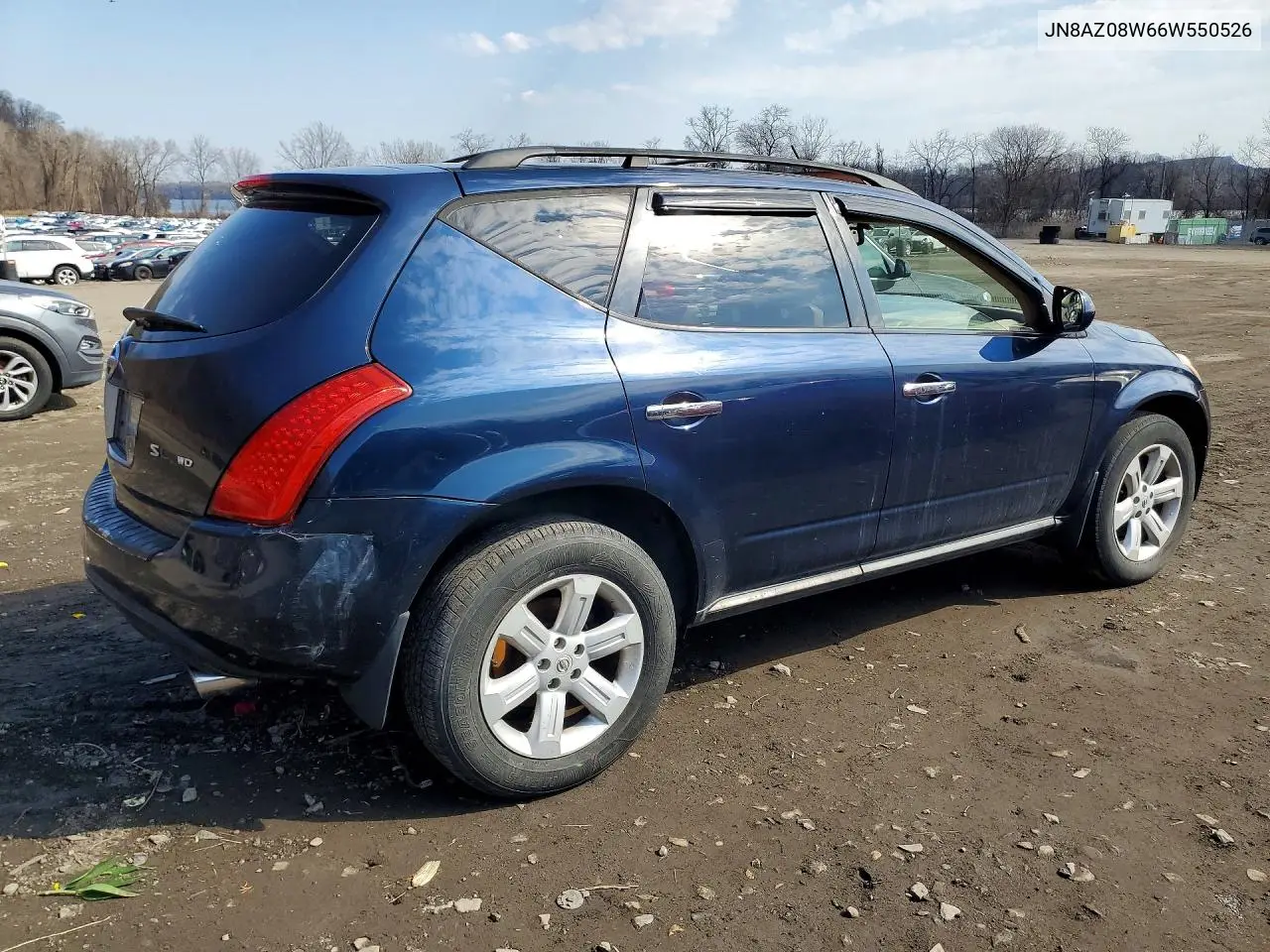 2006 Nissan Murano S VIN: JN8AZ08W66W550526 Lot: 47770256