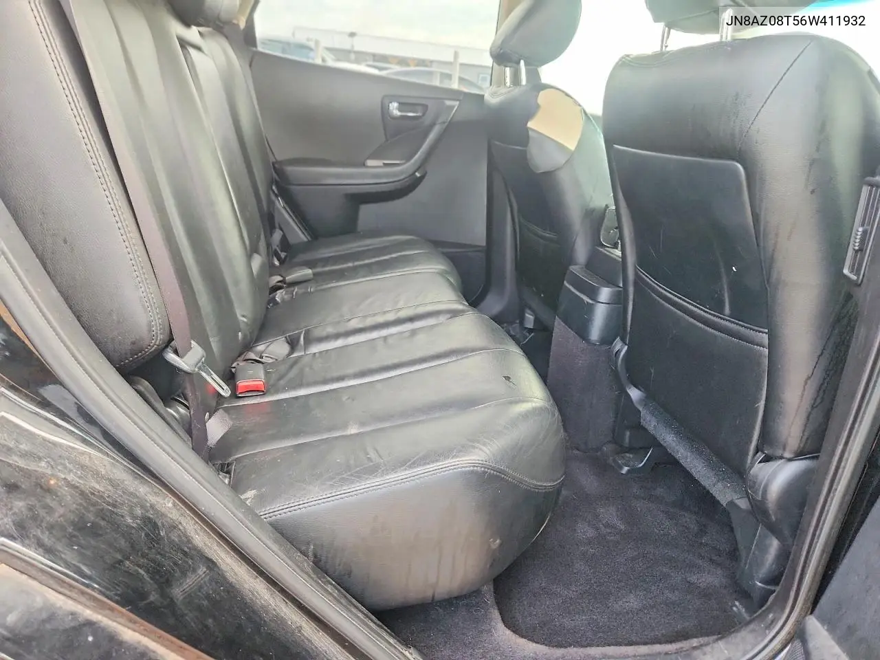 2006 Nissan Murano S VIN: JN8AZ08T56W411932 Lot: 61118406