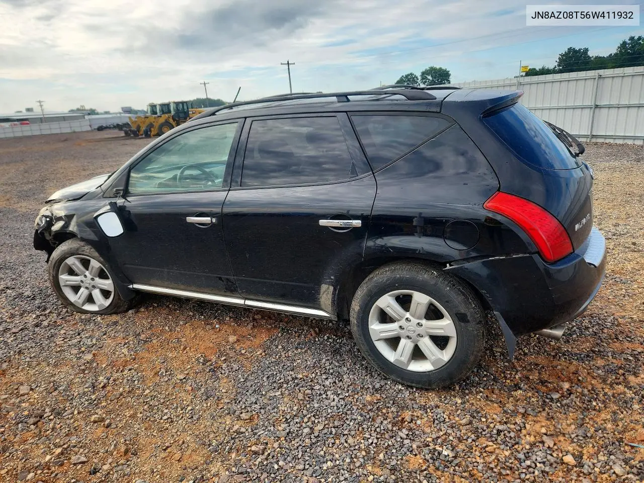2006 Nissan Murano S VIN: JN8AZ08T56W411932 Lot: 61118406