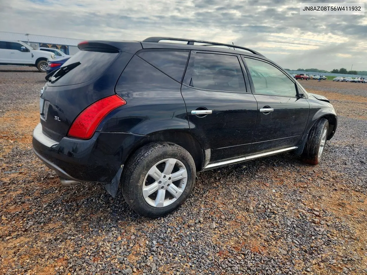 2006 Nissan Murano S VIN: JN8AZ08T56W411932 Lot: 61118406
