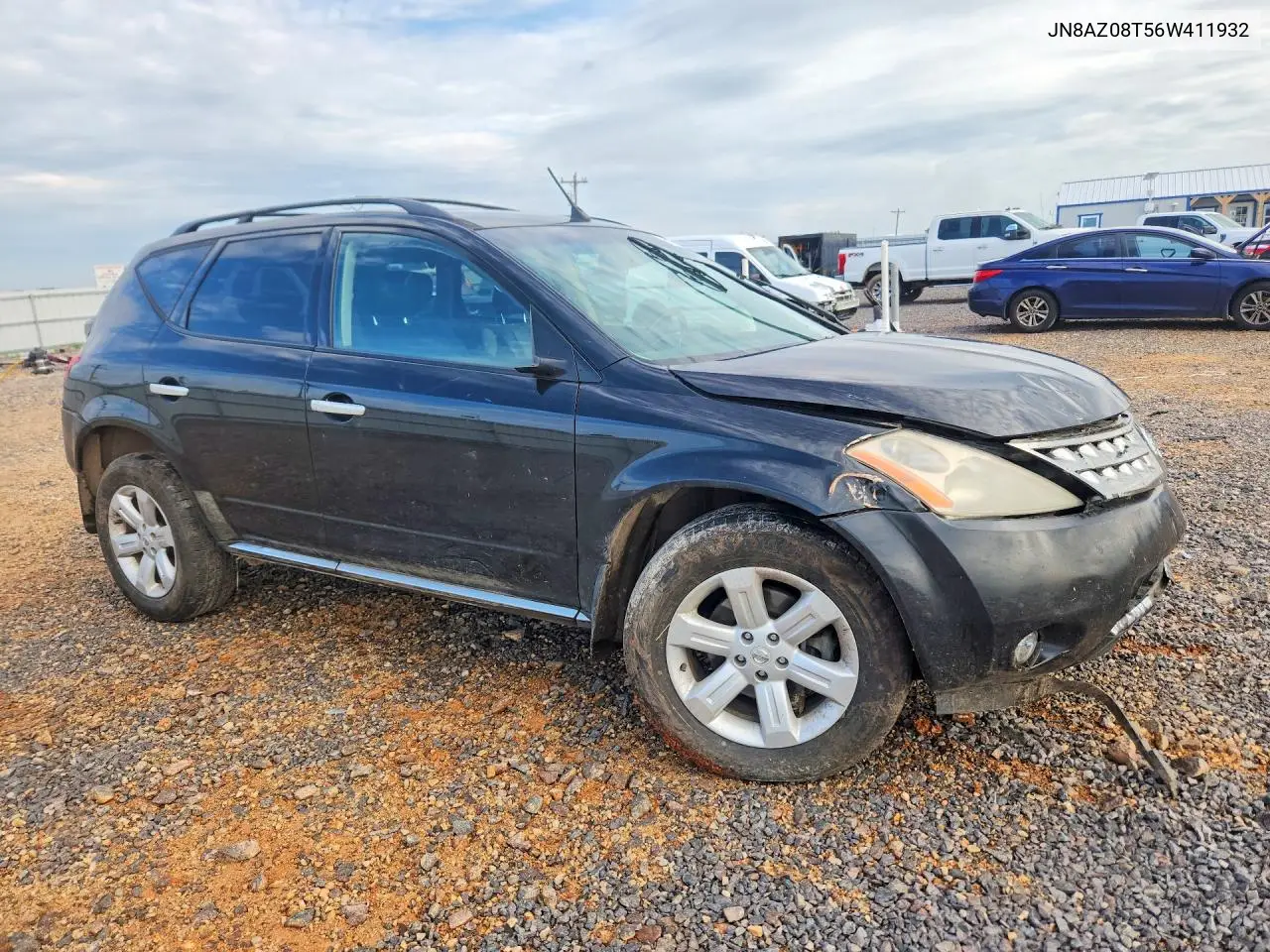 2006 Nissan Murano S VIN: JN8AZ08T56W411932 Lot: 61118406