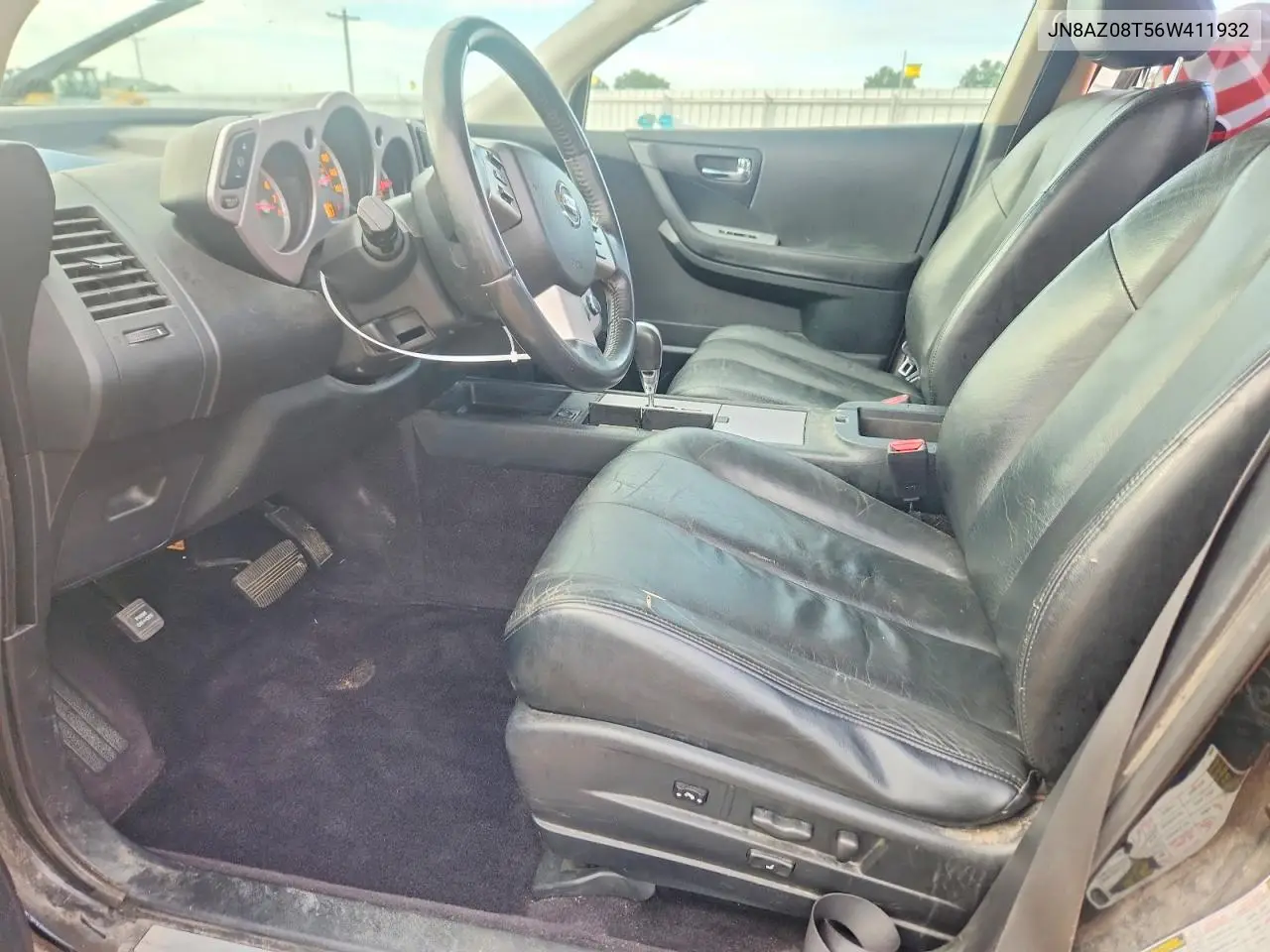 2006 Nissan Murano S VIN: JN8AZ08T56W411932 Lot: 61118406