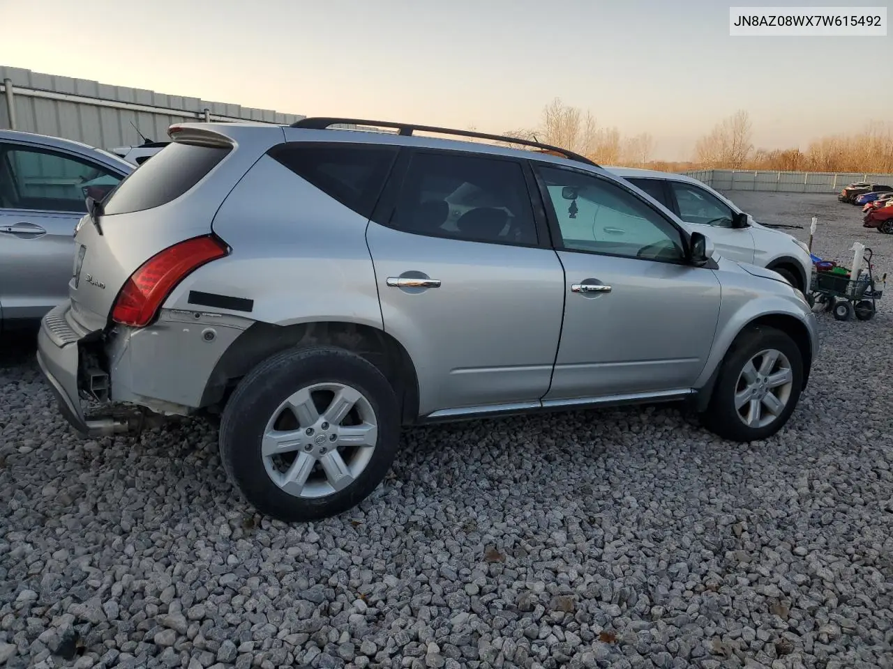 JN8AZ08WX7W615492 2009 Nissan Murano