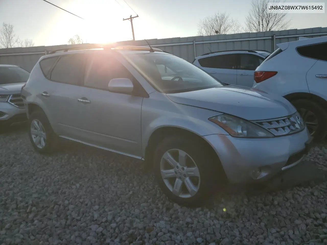 JN8AZ08WX7W615492 2009 Nissan Murano