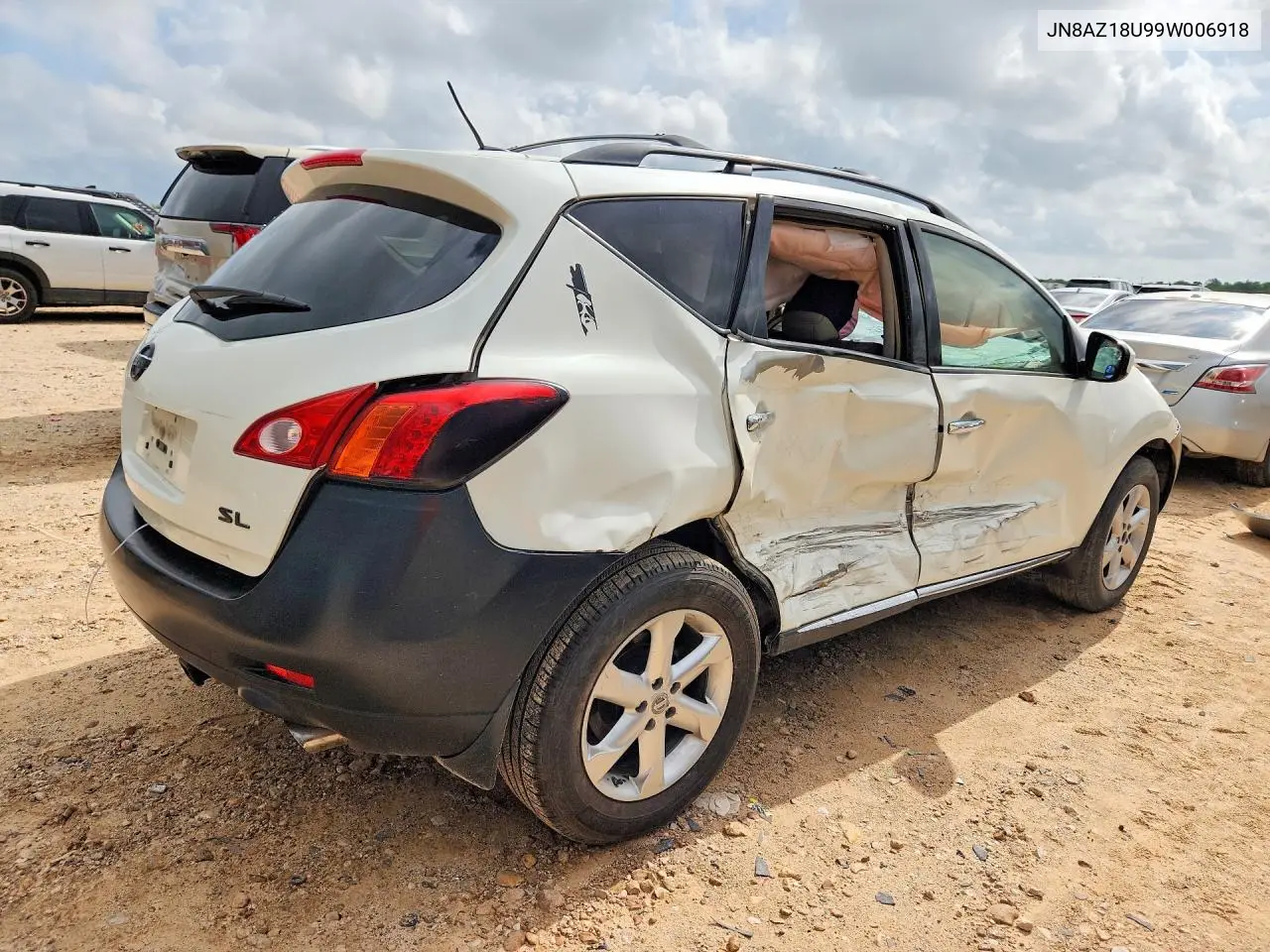 2009 Nissan Murano S VIN: JN8AZ18U99W006918 Lot: 56766546