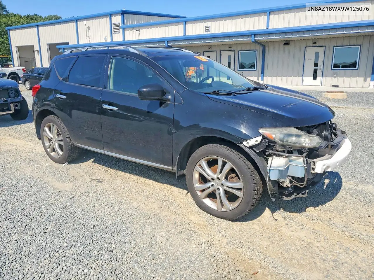 2009 Nissan Murano S/Sl/Le VIN: JN8AZ18WX9W125076 Lot: 57357636