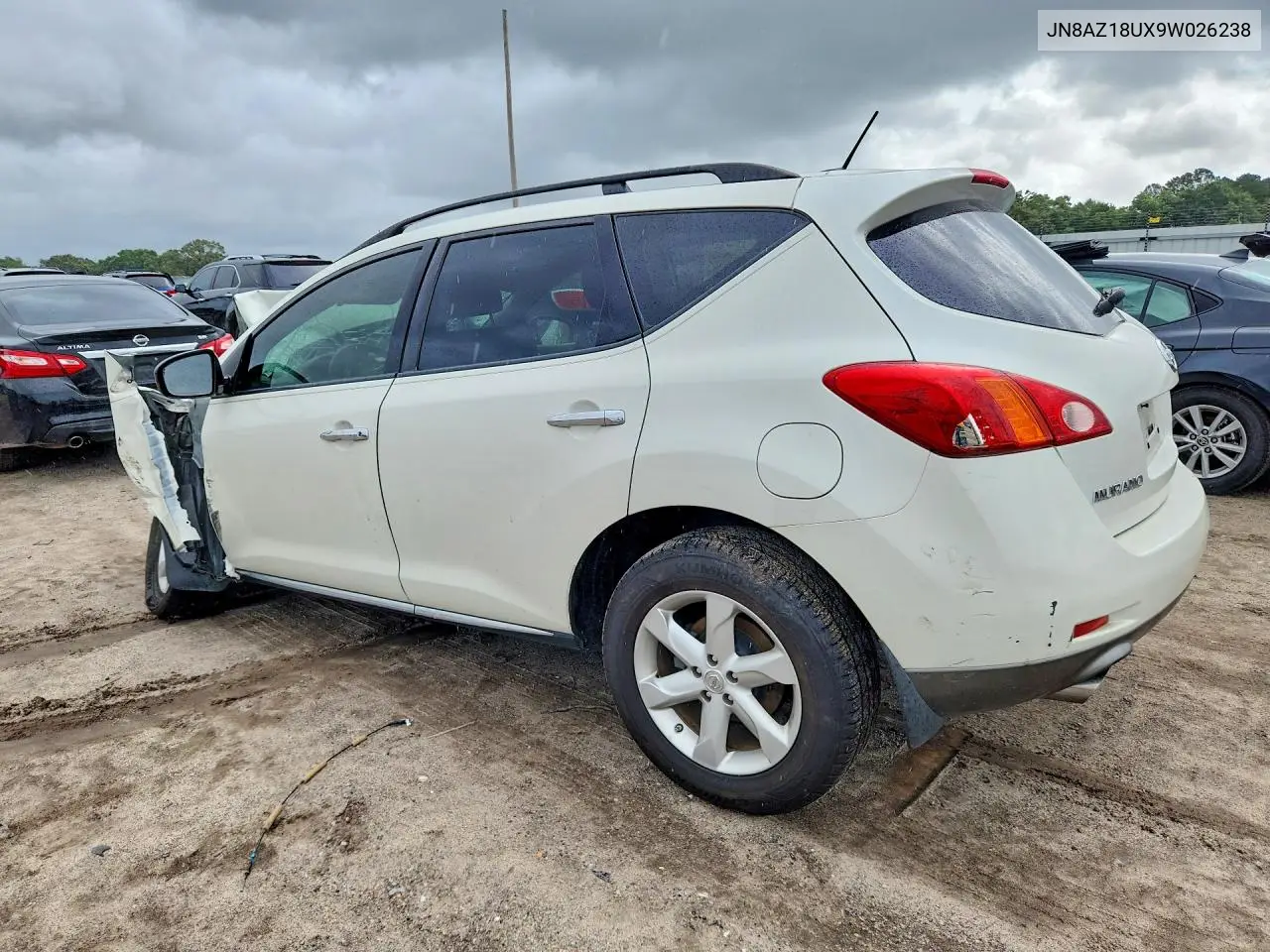 2009 Nissan Murano S VIN: JN8AZ18UX9W026238 Lot: 57931796