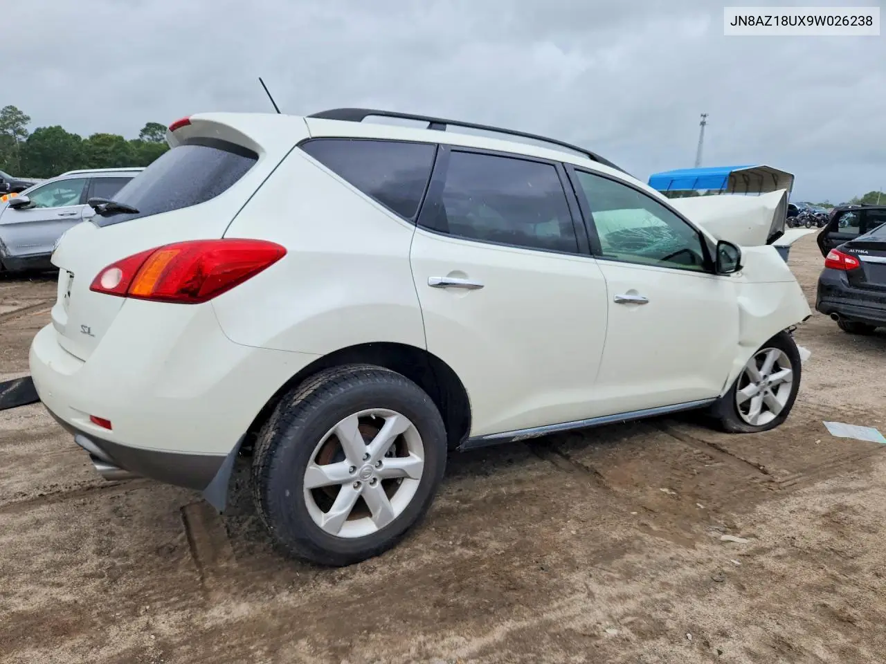 2009 Nissan Murano S VIN: JN8AZ18UX9W026238 Lot: 57931796