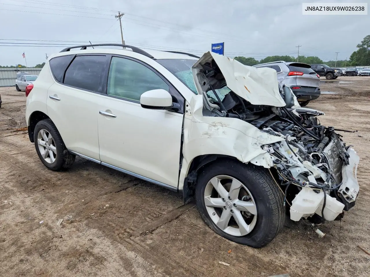 2009 Nissan Murano S VIN: JN8AZ18UX9W026238 Lot: 57931796