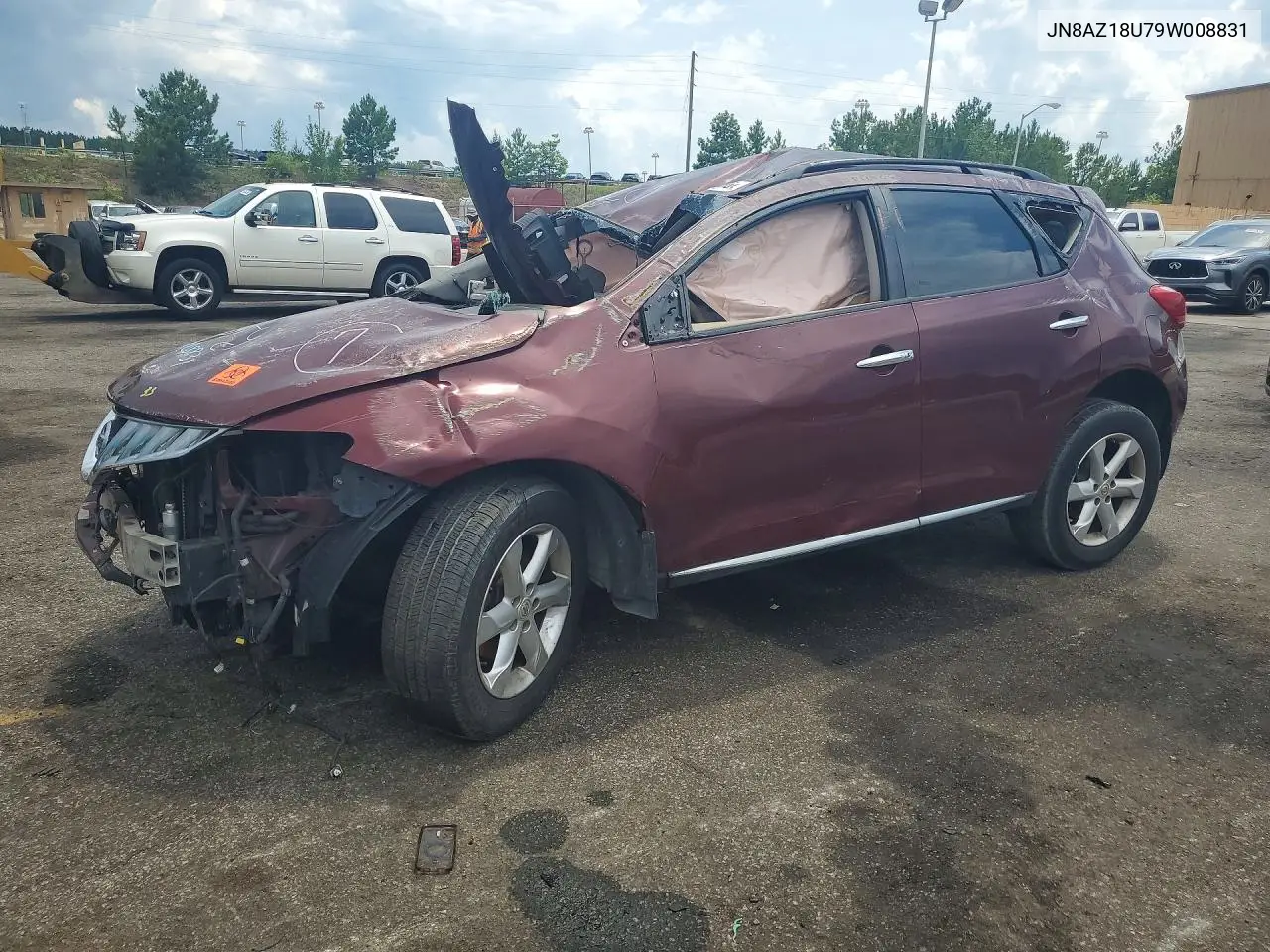 2009 Nissan Murano S VIN: JN8AZ18U79W008831 Lot: 58256966