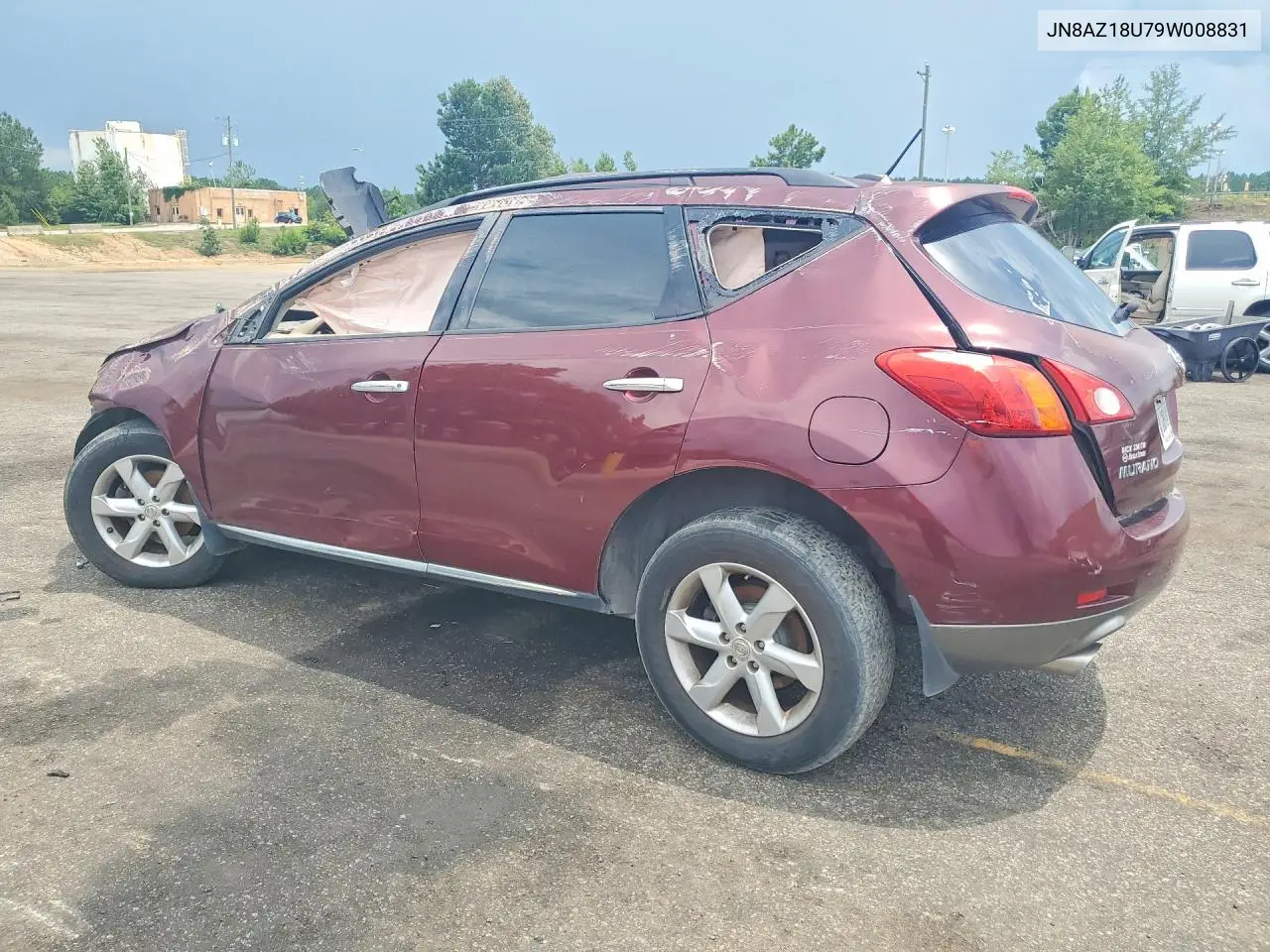 2009 Nissan Murano S VIN: JN8AZ18U79W008831 Lot: 58256966