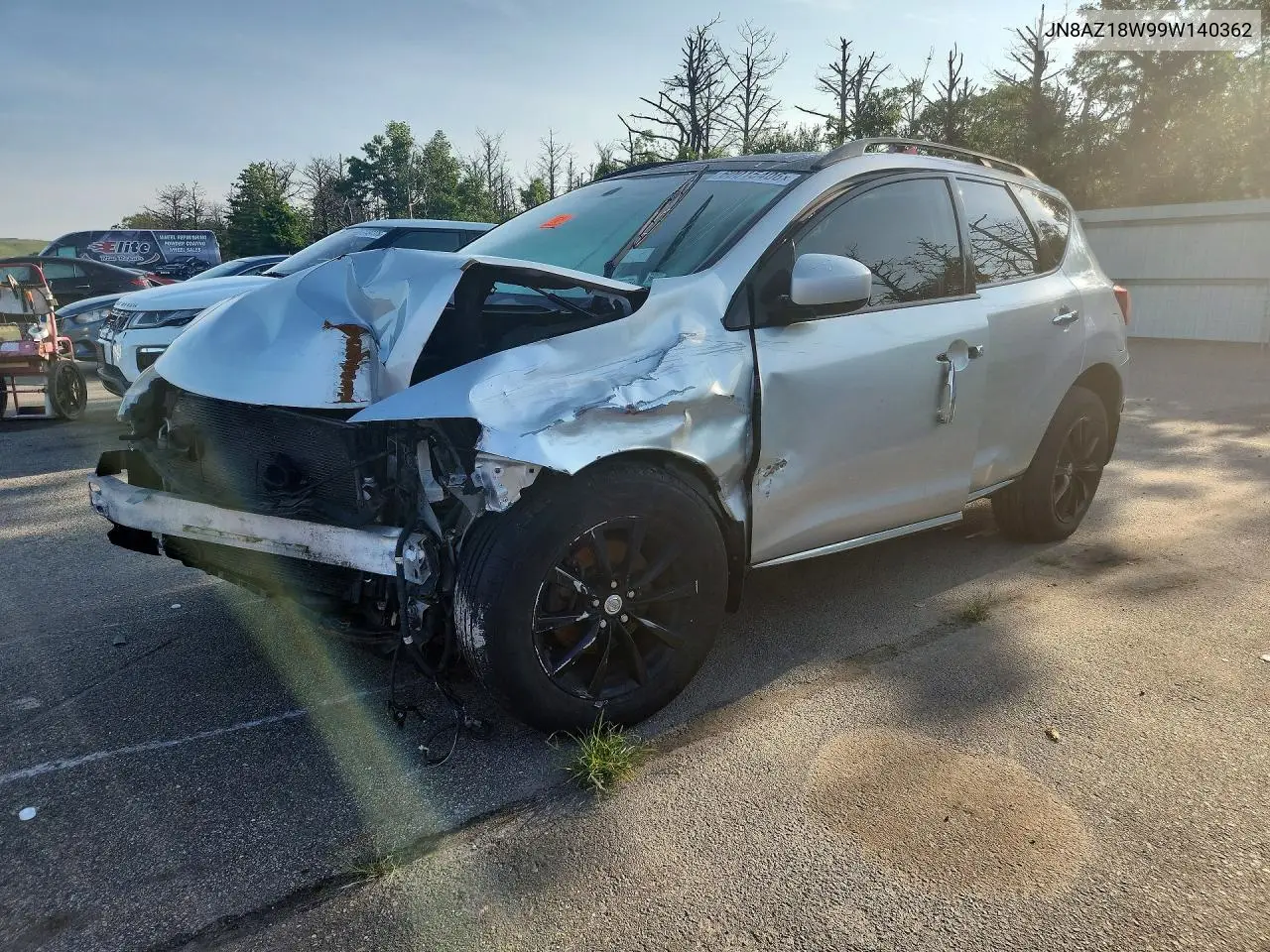 2009 Nissan Murano S VIN: JN8AZ18W99W140362 Lot: 60015406