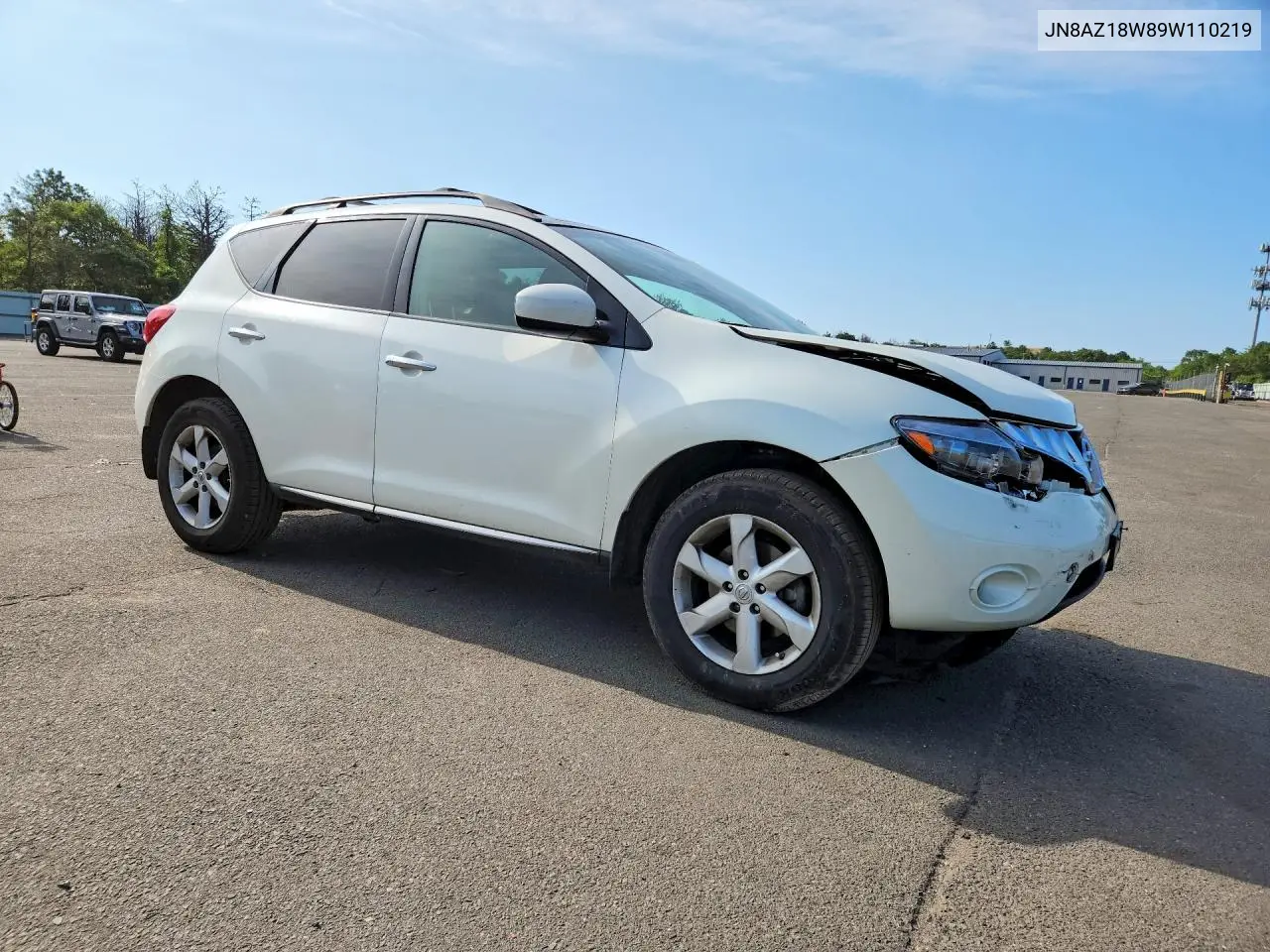 2009 Nissan Murano S VIN: JN8AZ18W89W110219 Lot: 60516596