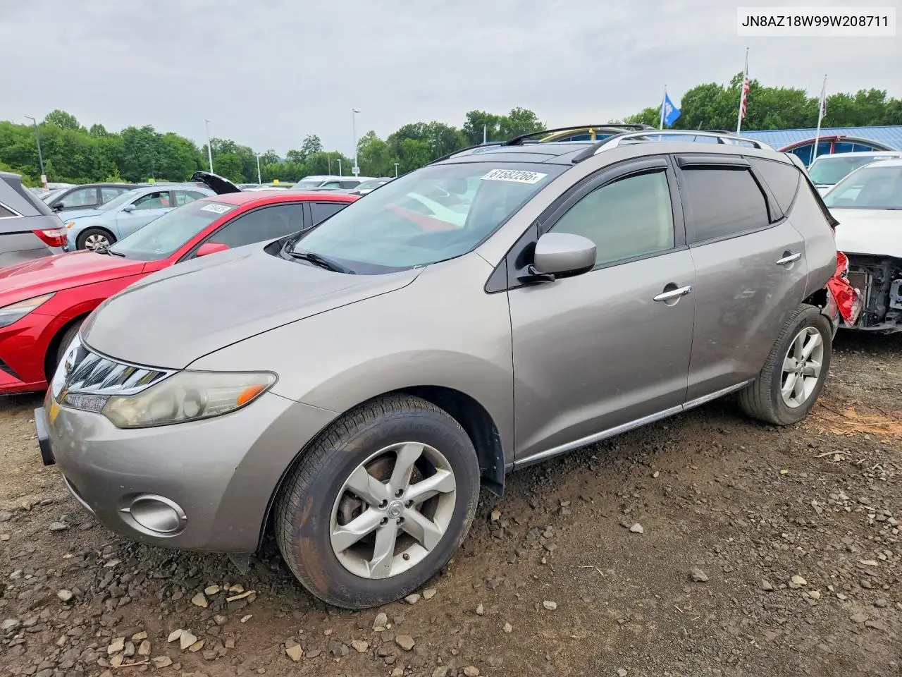 2009 Nissan Murano VIN: JN8AZ18W99W208711 Lot: 61582266