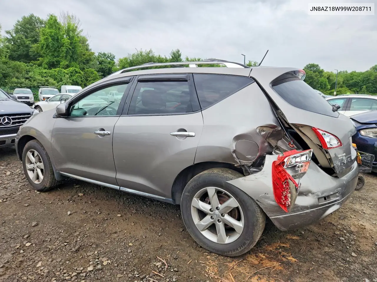 2009 Nissan Murano VIN: JN8AZ18W99W208711 Lot: 61582266