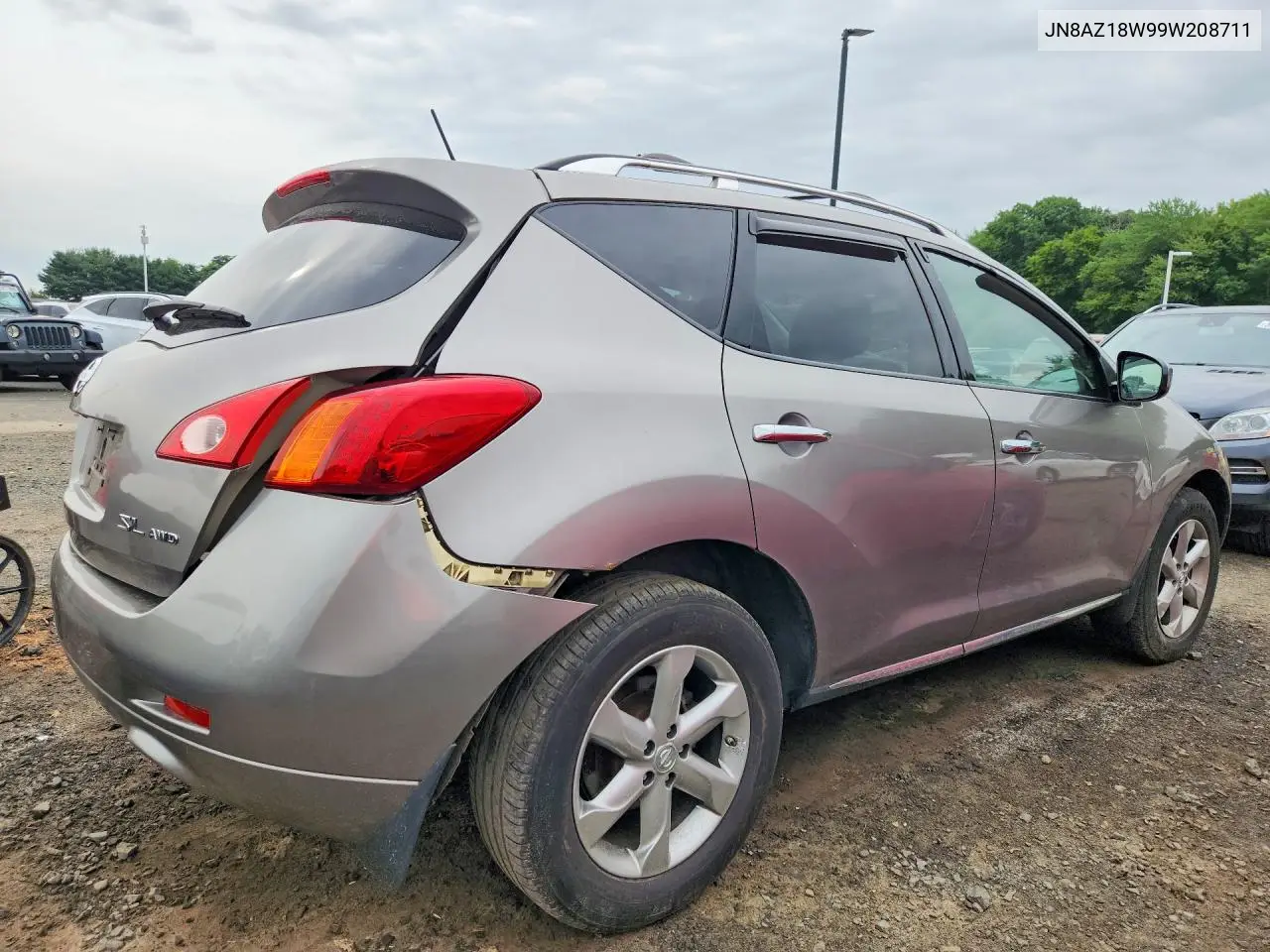 2009 Nissan Murano VIN: JN8AZ18W99W208711 Lot: 61582266