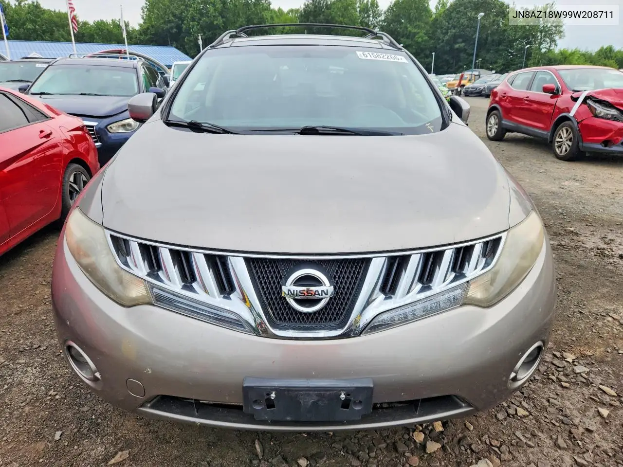 2009 Nissan Murano VIN: JN8AZ18W99W208711 Lot: 61582266