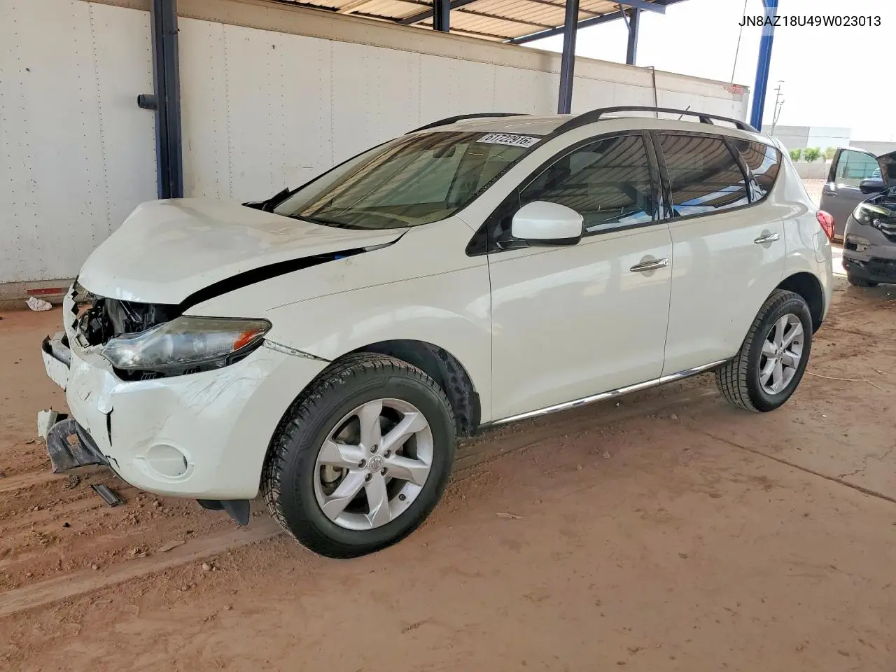 2009 Nissan Murano S VIN: JN8AZ18U49W023013 Lot: 61722916