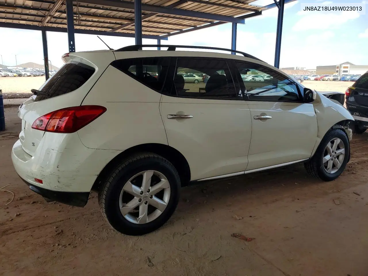2009 Nissan Murano S VIN: JN8AZ18U49W023013 Lot: 61722916