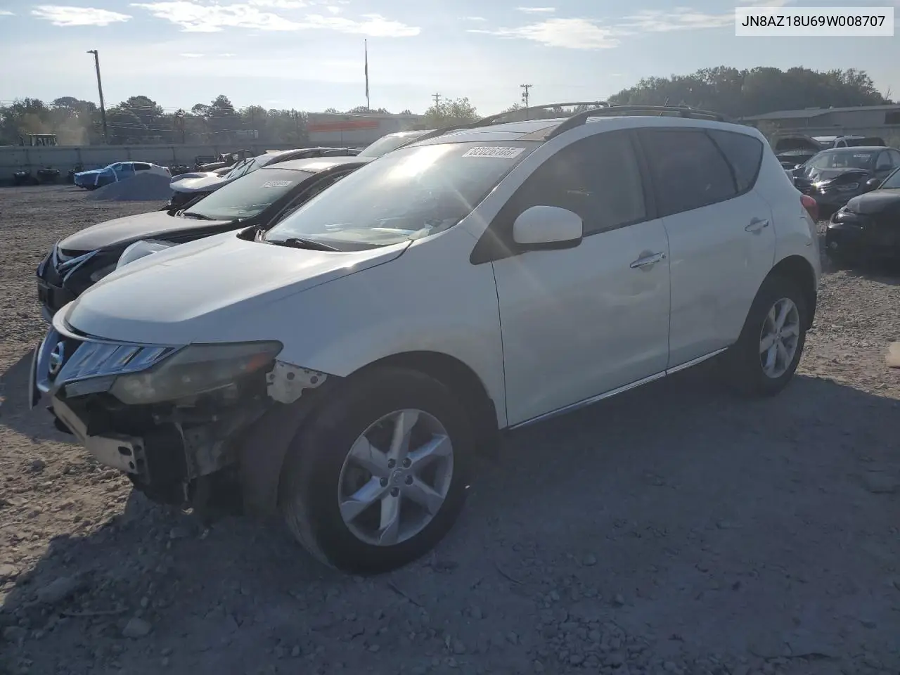 JN8AZ18U69W008707 2009 Nissan Murano S