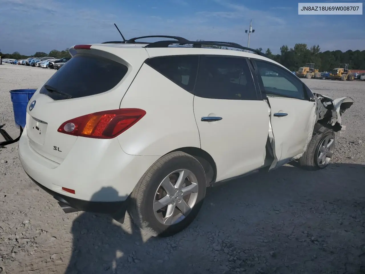 JN8AZ18U69W008707 2009 Nissan Murano S