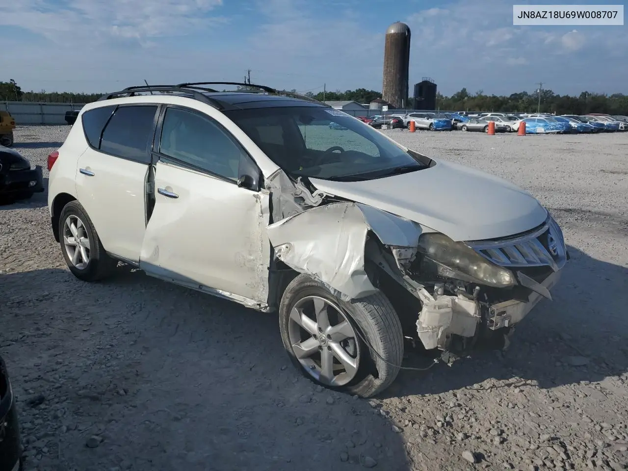 JN8AZ18U69W008707 2009 Nissan Murano S