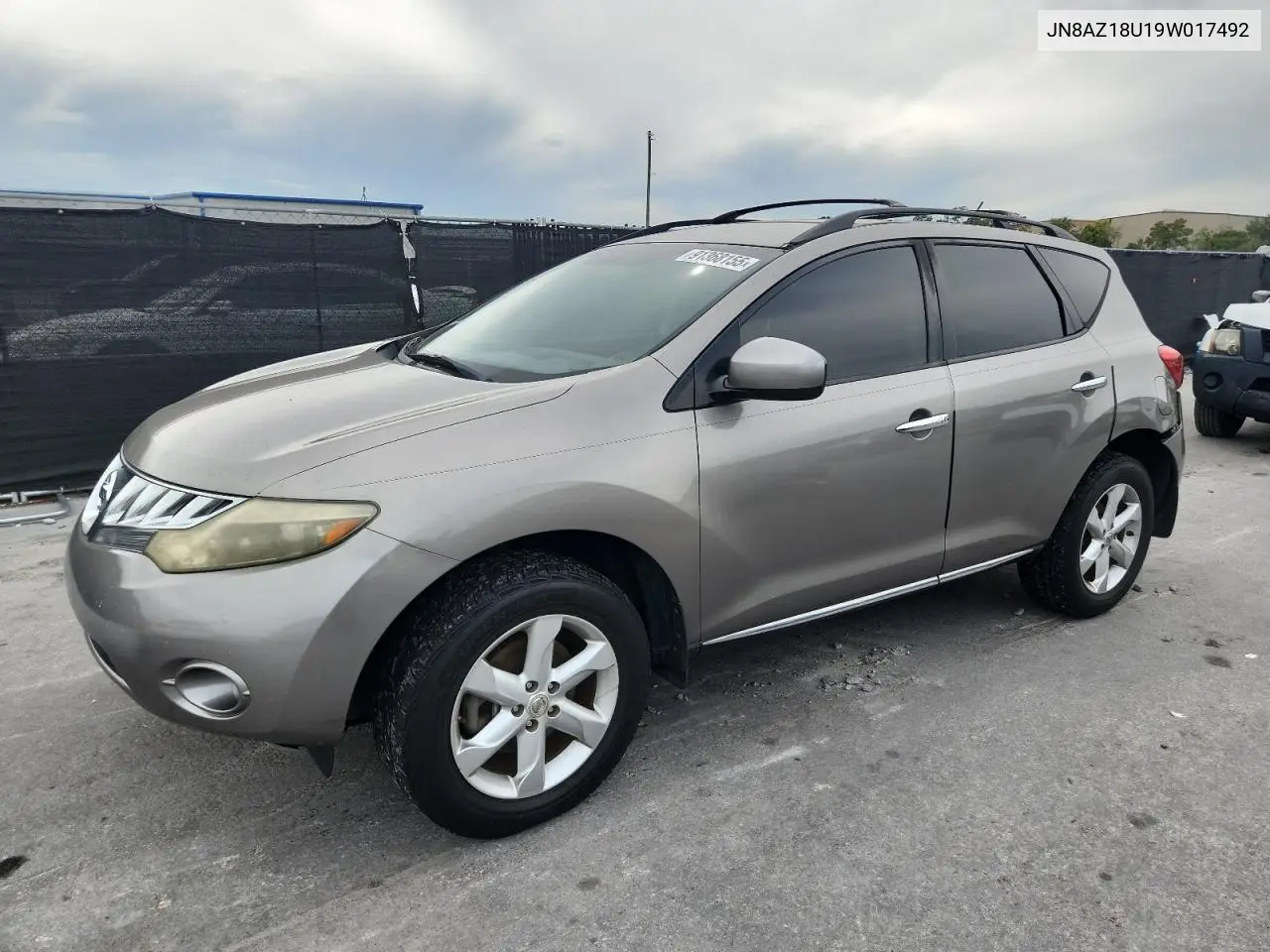 JN8AZ18U19W017492 2009 Nissan Murano S