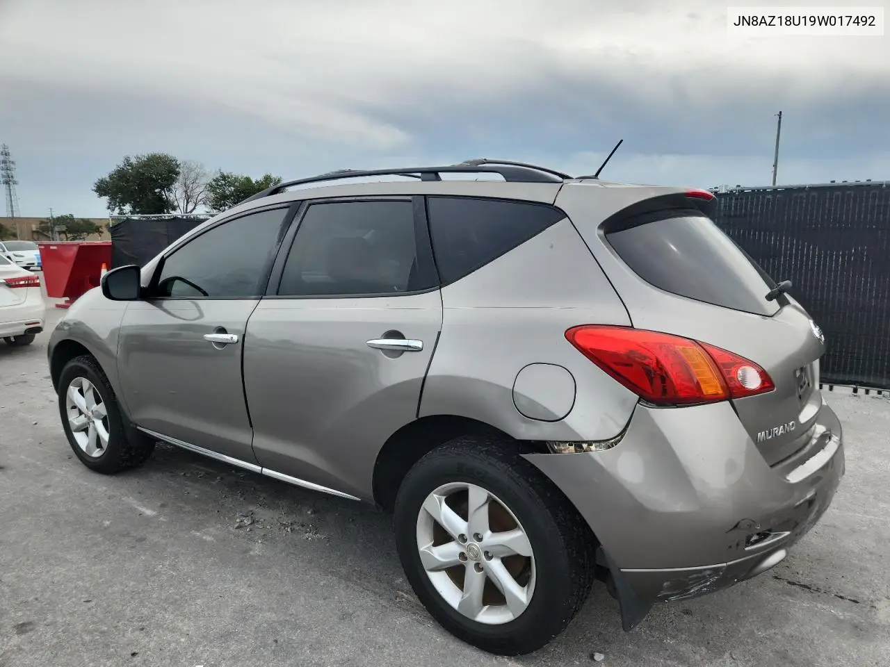 JN8AZ18U19W017492 2009 Nissan Murano S