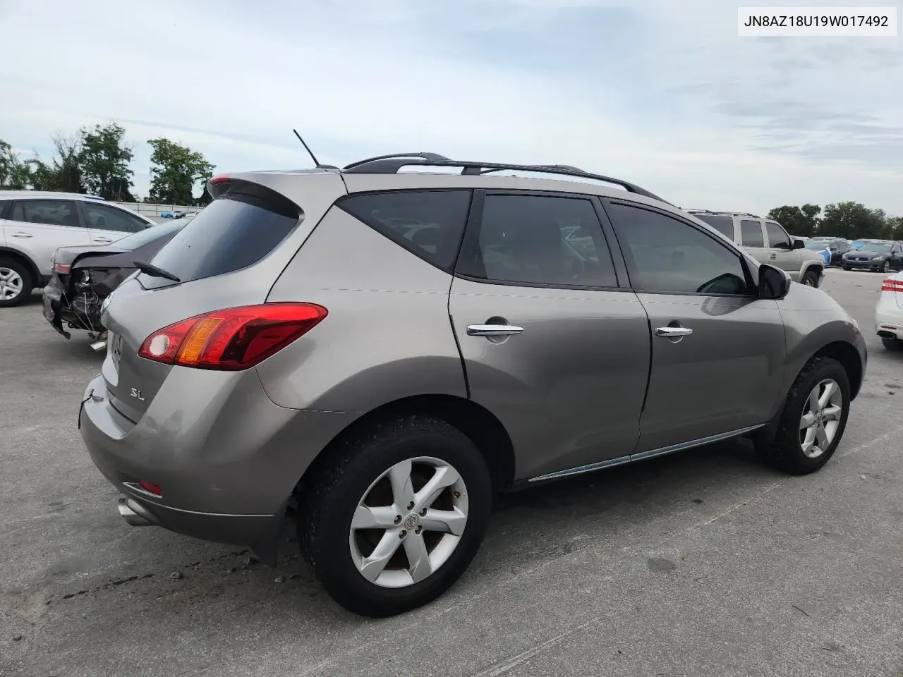 JN8AZ18U19W017492 2009 Nissan Murano S