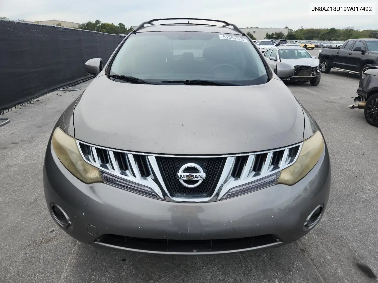 JN8AZ18U19W017492 2009 Nissan Murano S
