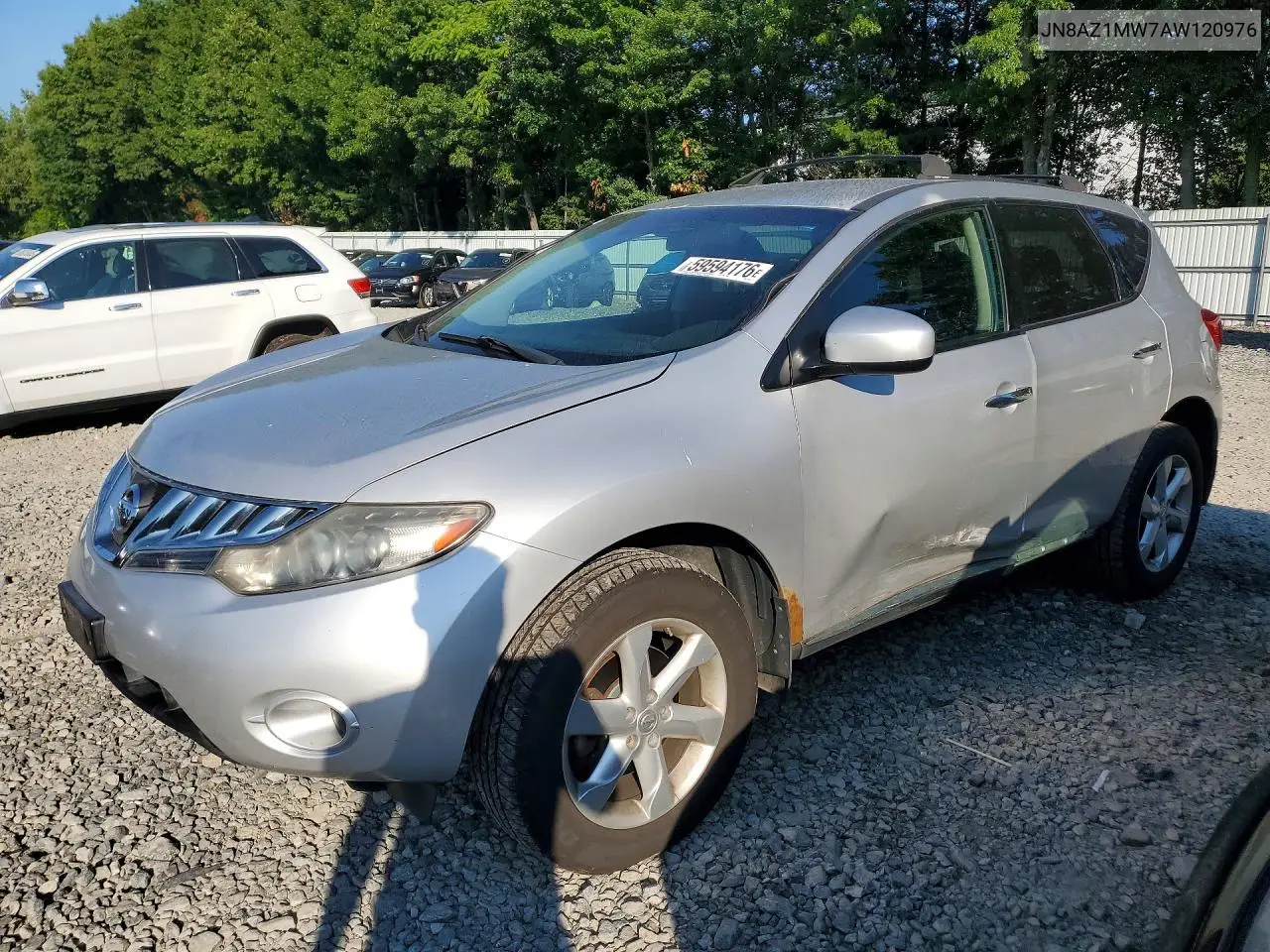2010 Nissan Murano S VIN: JN8AZ1MW7AW120976 Lot: 59594176