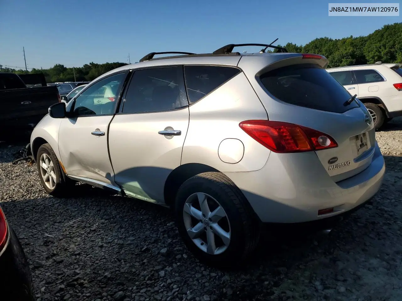 2010 Nissan Murano S VIN: JN8AZ1MW7AW120976 Lot: 59594176
