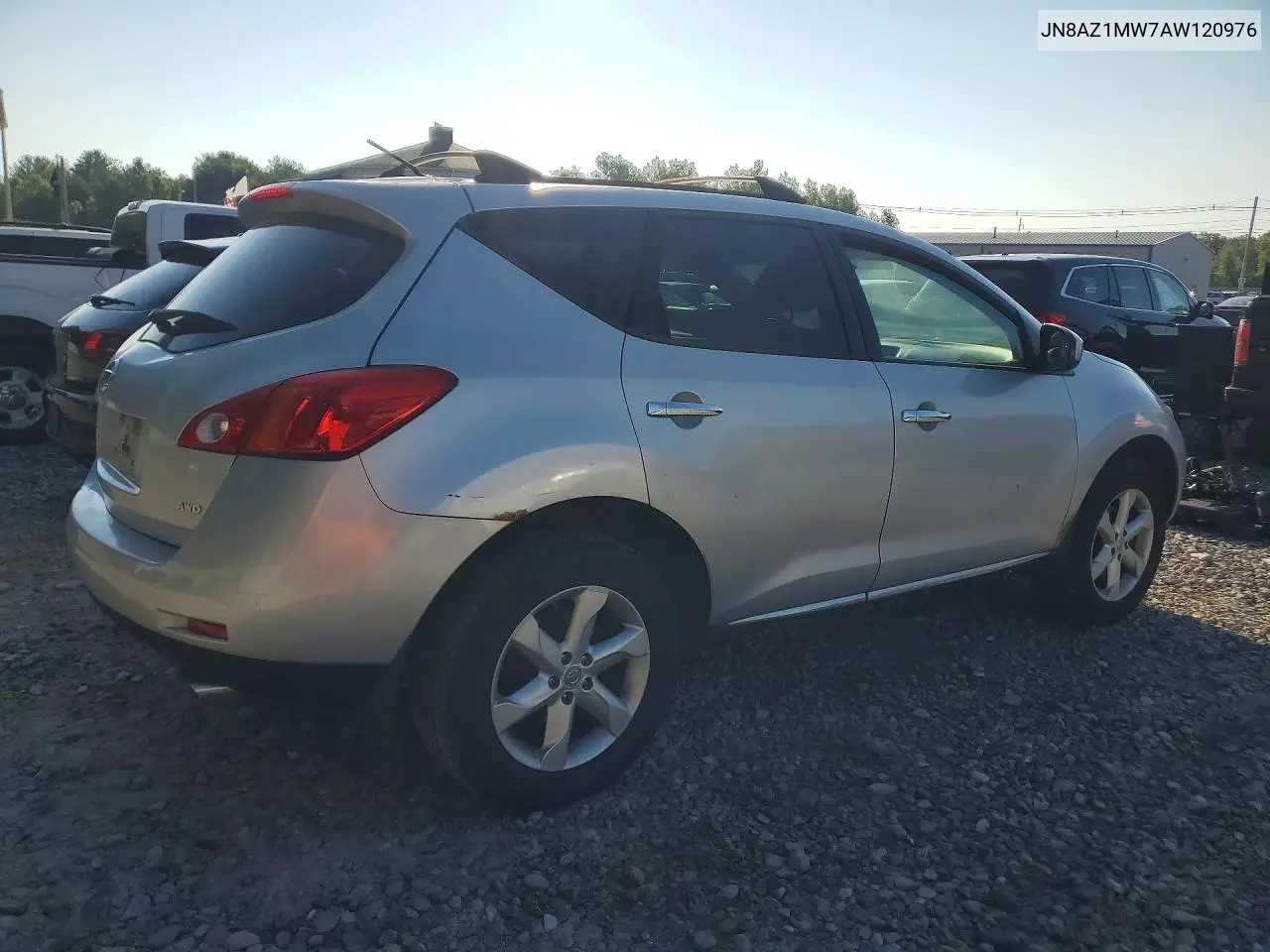 2010 Nissan Murano S VIN: JN8AZ1MW7AW120976 Lot: 59594176