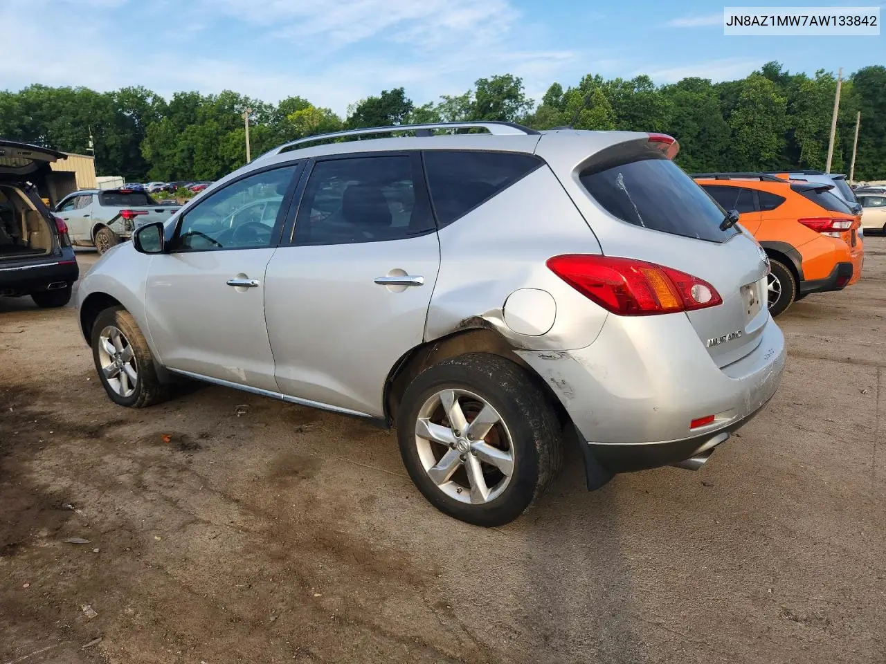 2010 Nissan Murano S VIN: JN8AZ1MW7AW133842 Lot: 60236906