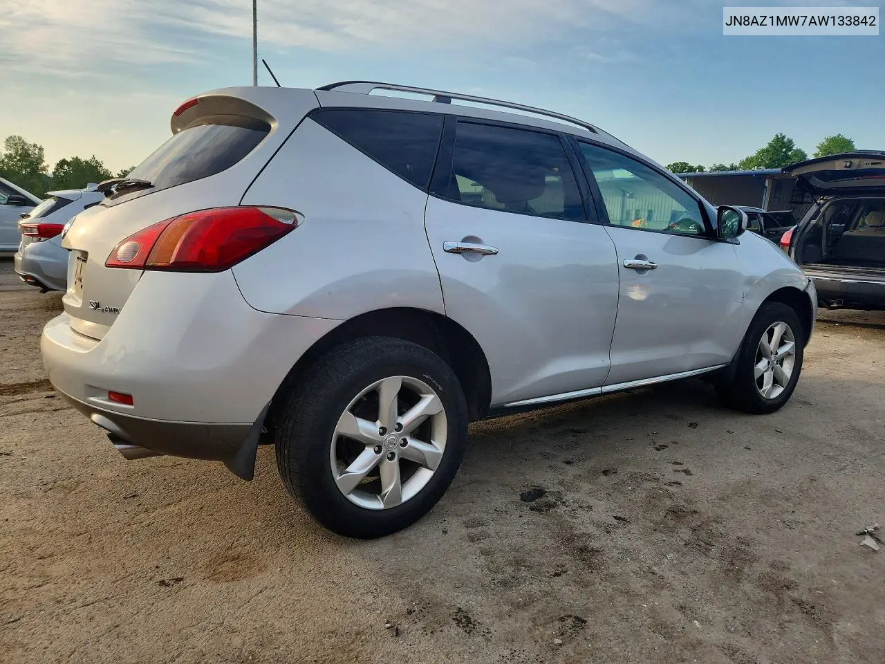 2010 Nissan Murano S VIN: JN8AZ1MW7AW133842 Lot: 60236906