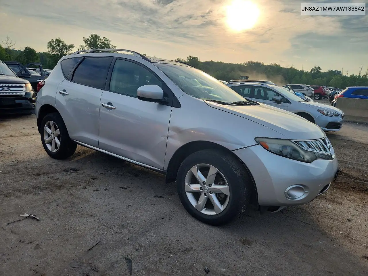 2010 Nissan Murano S VIN: JN8AZ1MW7AW133842 Lot: 60236906