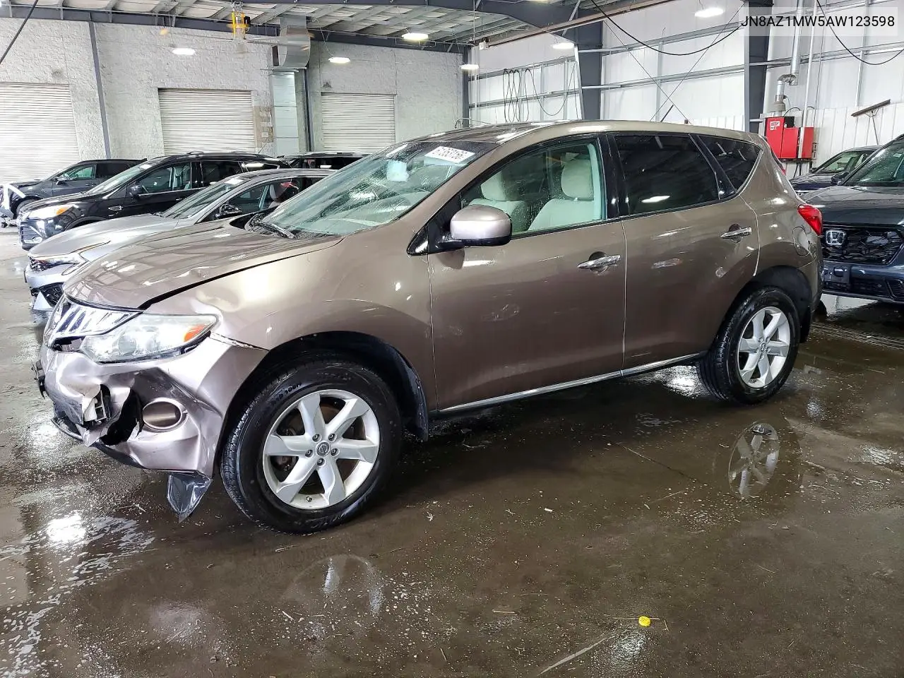 2010 Nissan Murano S VIN: JN8AZ1MW5AW123598 Lot: 61353156