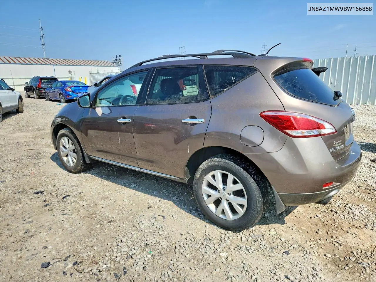 2011 Nissan Murano S VIN: JN8AZ1MW9BW166858 Lot: 61080376