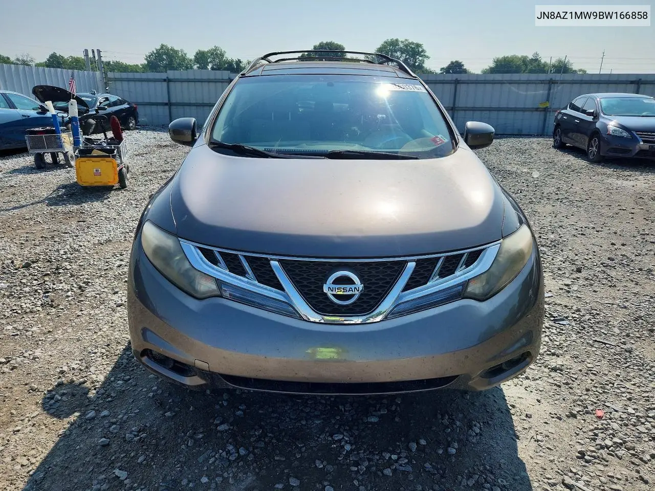 2011 Nissan Murano S VIN: JN8AZ1MW9BW166858 Lot: 61080376