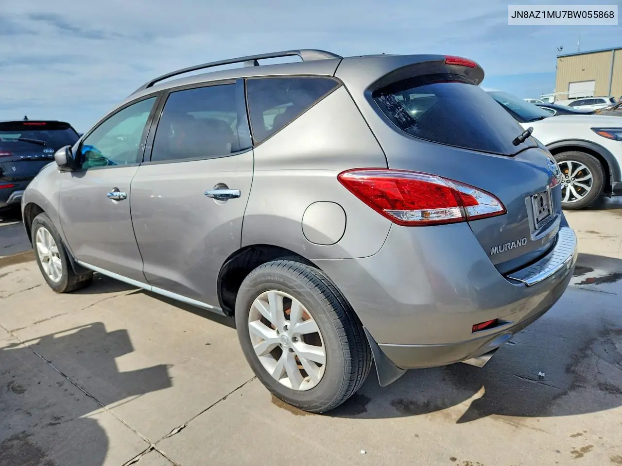 2011 Nissan Murano S VIN: JN8AZ1MU7BW055868 Lot: 61179816