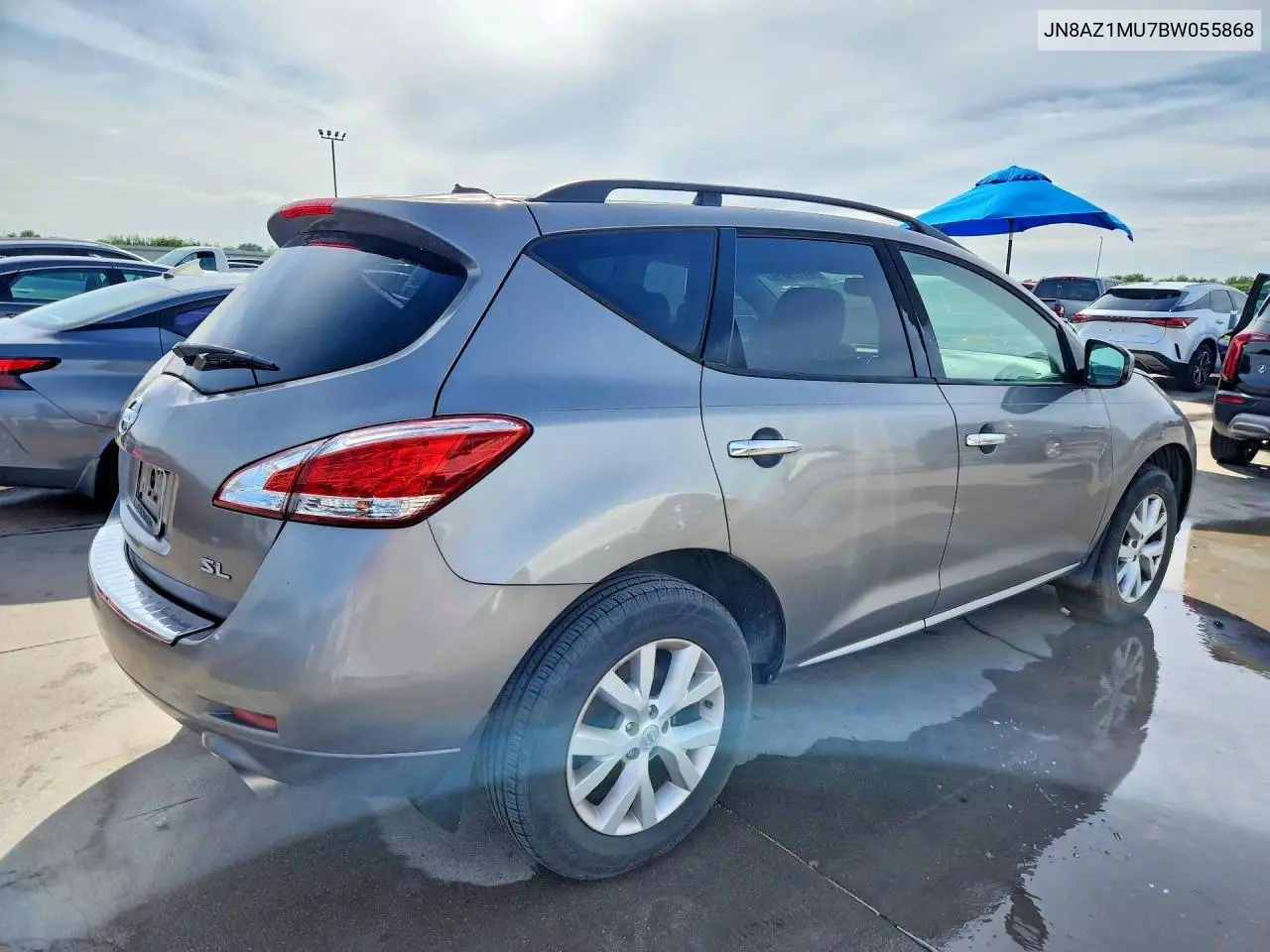 2011 Nissan Murano S VIN: JN8AZ1MU7BW055868 Lot: 61179816