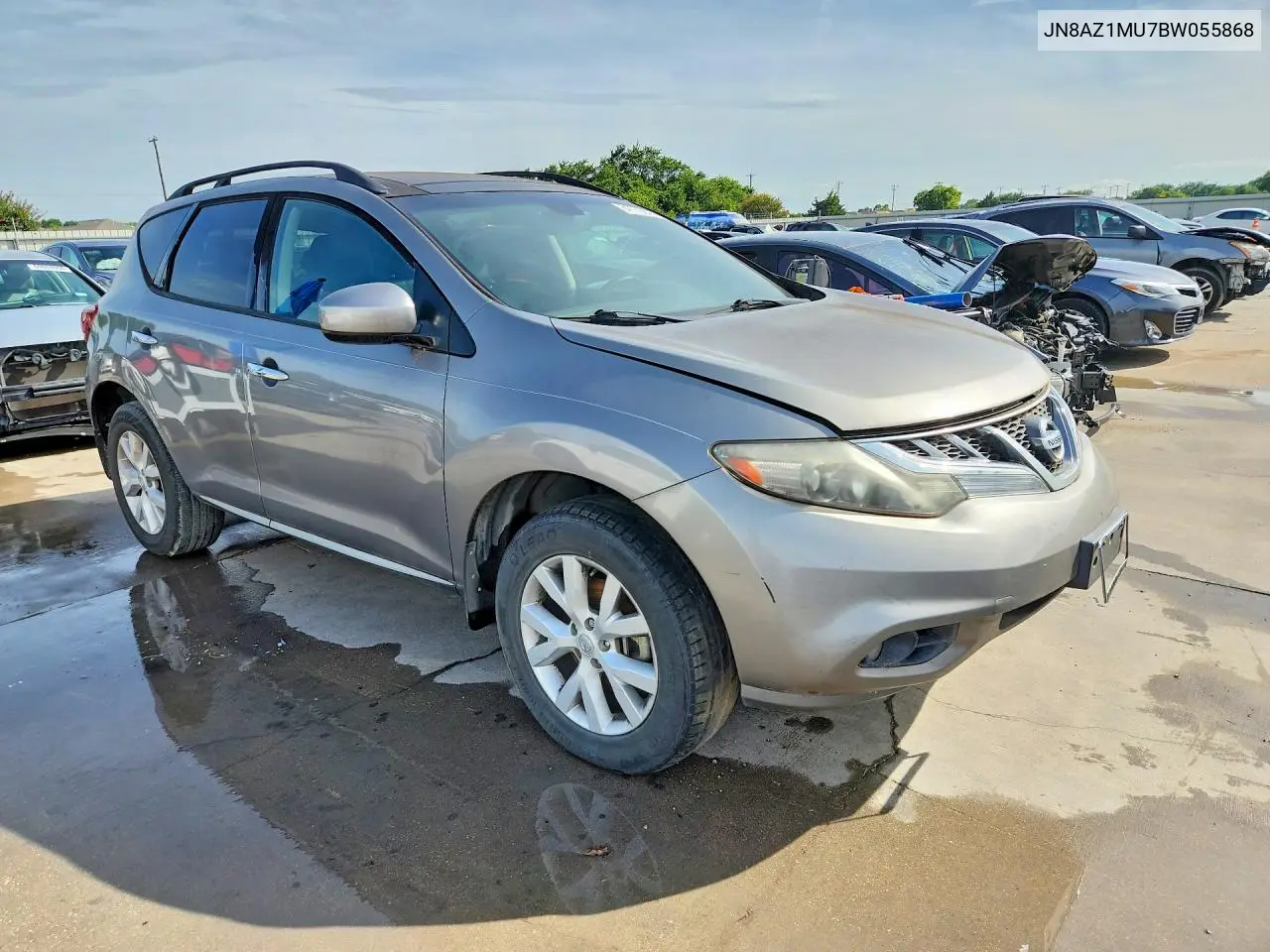2011 Nissan Murano S VIN: JN8AZ1MU7BW055868 Lot: 61179816