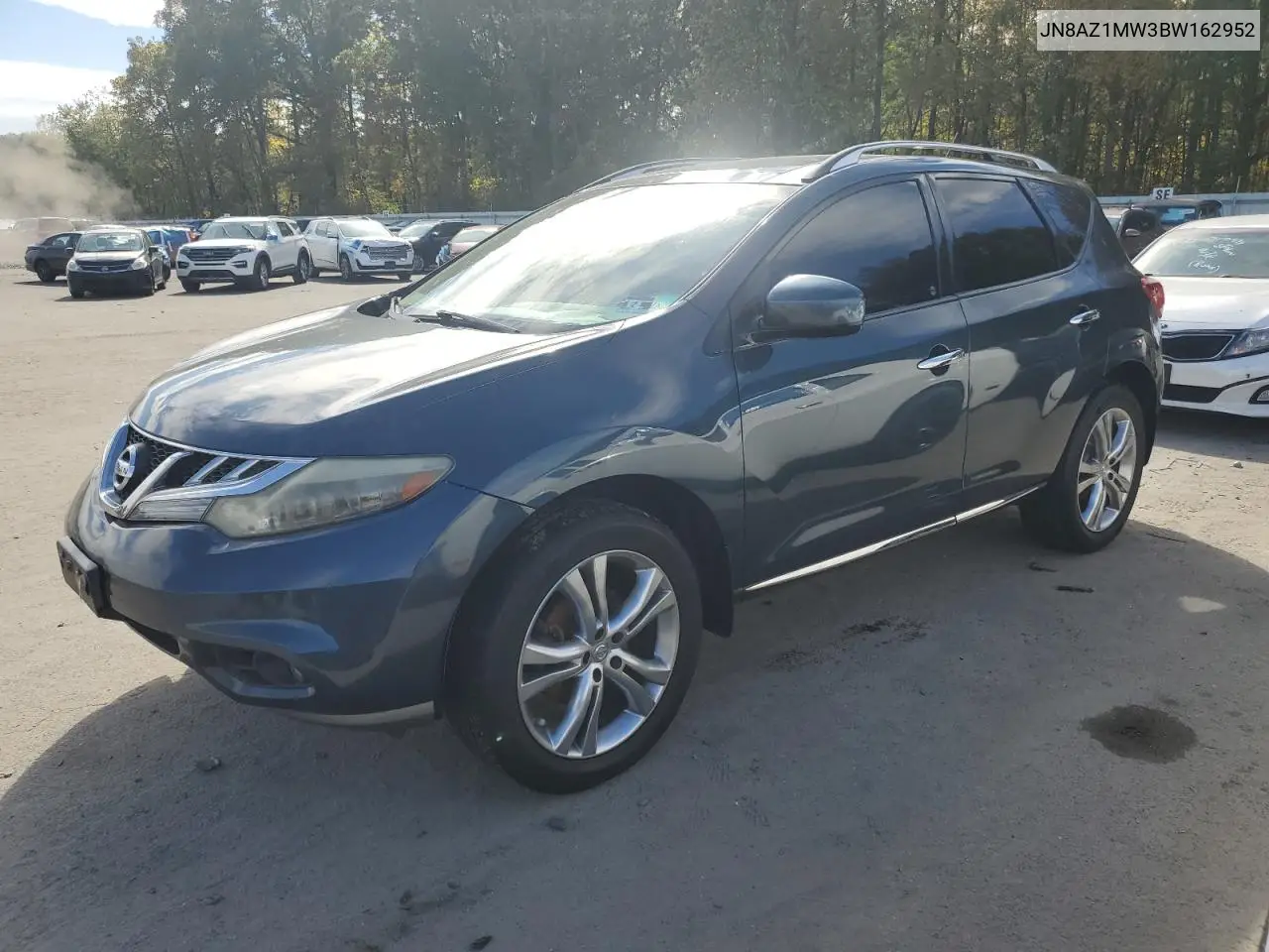 JN8AZ1MW3BW162952 2011 Nissan Murano S