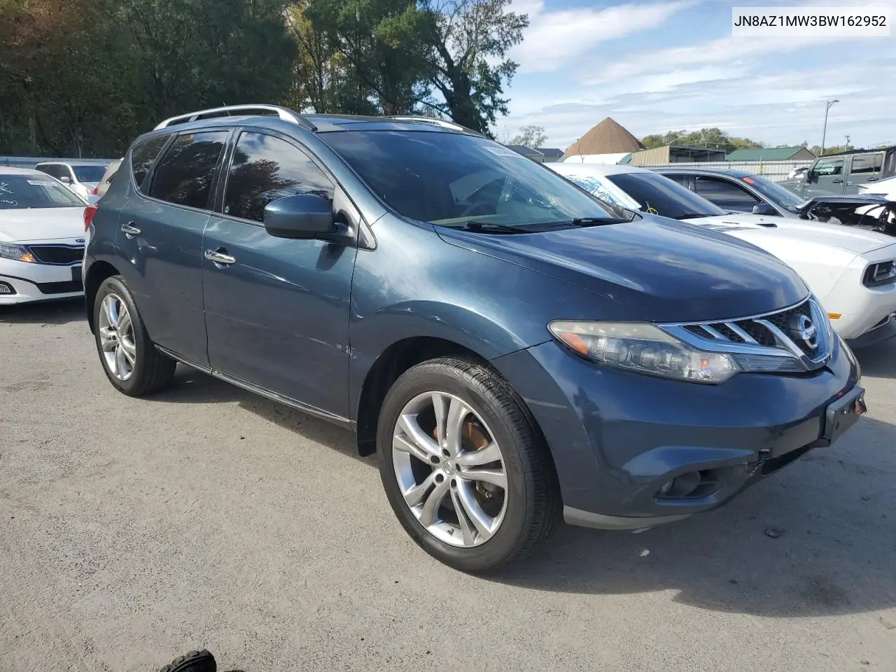 JN8AZ1MW3BW162952 2011 Nissan Murano S
