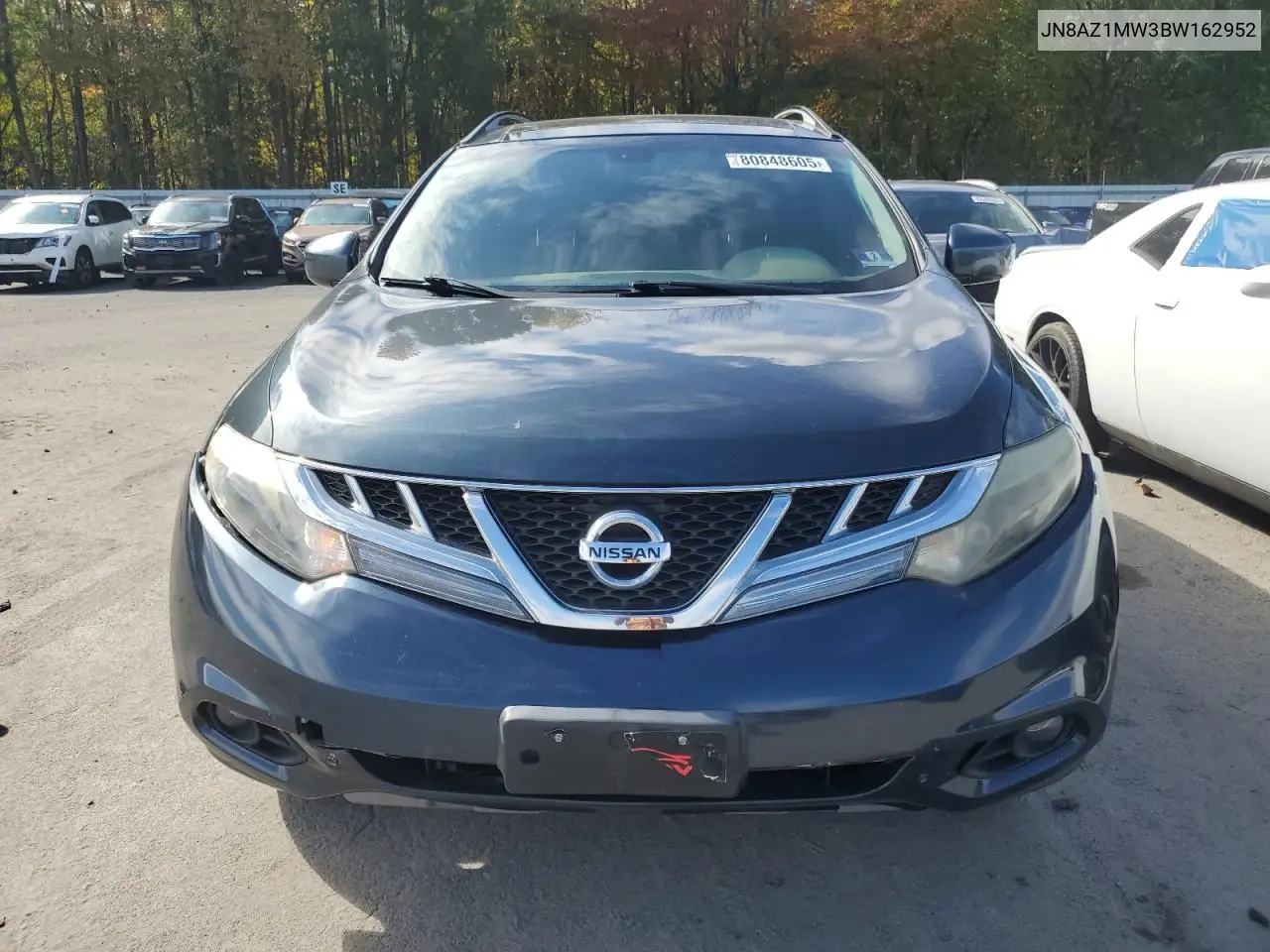 JN8AZ1MW3BW162952 2011 Nissan Murano S
