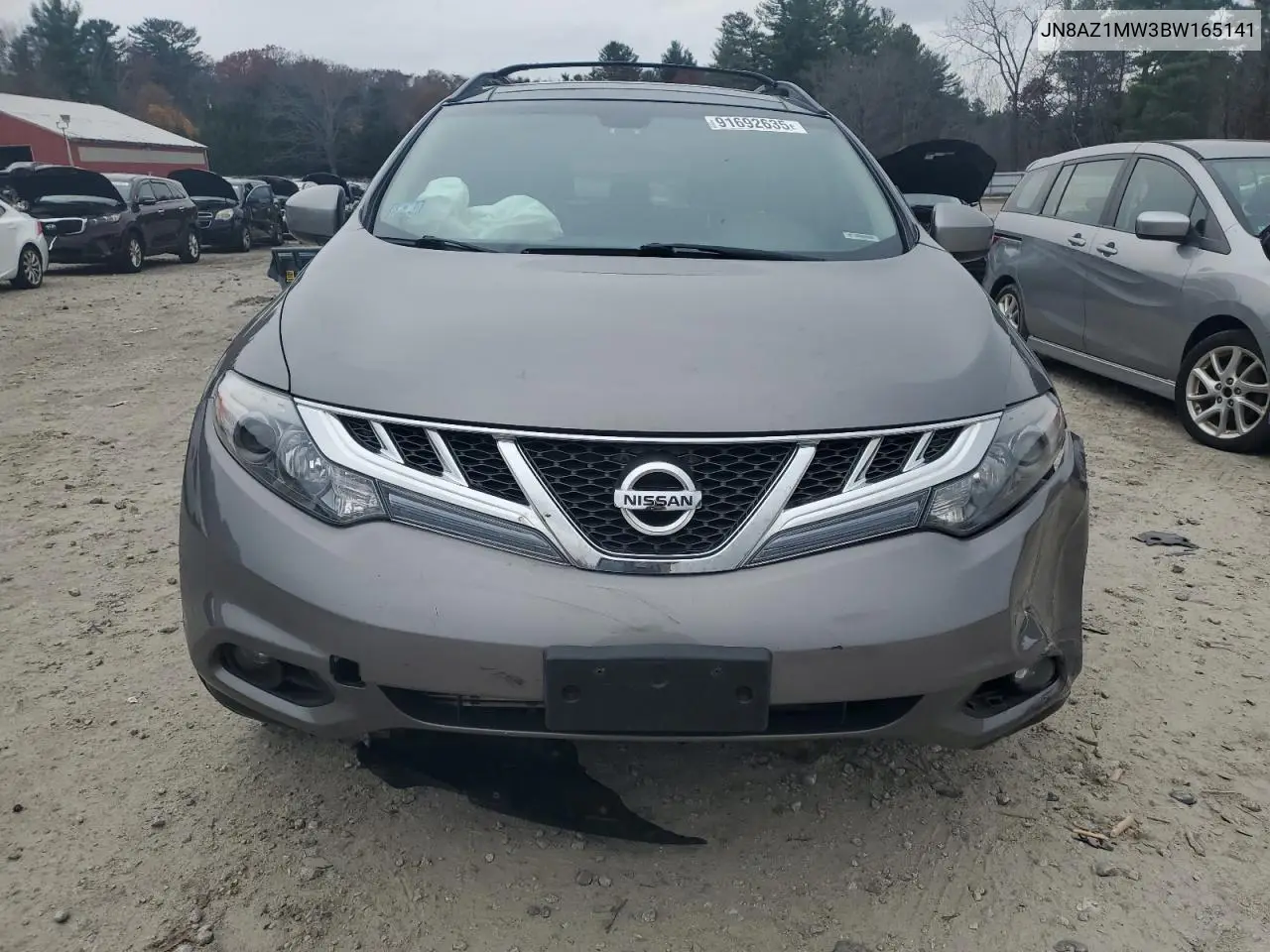 JN8AZ1MW3BW165141 2011 Nissan Murano S